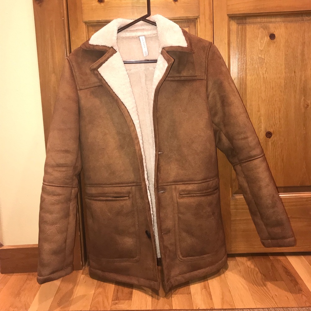 Zara faux fur coat